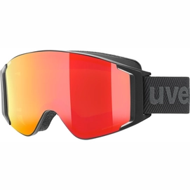 Skibril Uvex Unisex G.Gl 3000 To Black Mat  / Red