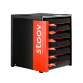 Oplaadkast Stoov® Dock6 PRO Black Sidepanels Charcoal