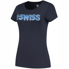 T-Shirt K Swiss Essentials Tee Damen Navy-S