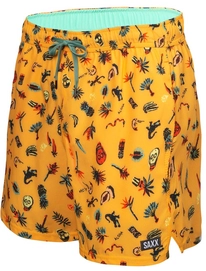 Zwembroek Saxx Men Oh Buoy 2N1 Volley 5 Yellow Remote Island