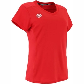T-shirt de Tennis The Indian Maharadja Girls Kadiri Red-Taille 128