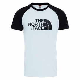 T-Shirt The North Face Mens Raglan Easy Tee White Black-XXL