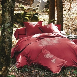 Bettwäsche Sylvie Thiriez In The Forest Rouge Perkal