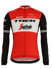 Fietsshirt Santini Men Trek-Segafredo Classe Longsleeve Jersey Red
