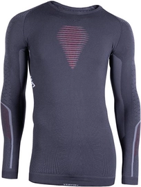 Unterziehshirt Uyn Visyon L/S Charcoal Red White Herren