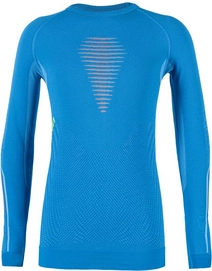 Unterziehshirt Uyn Visyon L/S Cyan Blue Orange Shiny Lime Junior