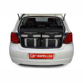 Auto Reisetaschen Set Volkswagen Polo V 3/5-deurs 2009 + hohe Bodenplatte
