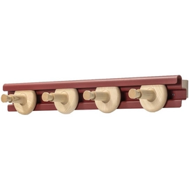 Kleiderablage Van Esch Wheels 80 Rot