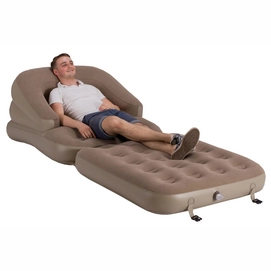 Campingstoel Vango Inflatable Sofa bed Single Nutmeg