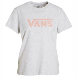 T-Shirt Vans Drop V SS Crew White Heather Damen-M