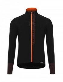 Fietsshirt Santini Men Vega Longsleeve Jersey Orange Fluo