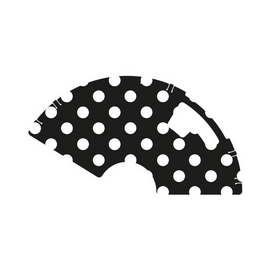 Jasbeschermer Veilige Voetjes 28 Inch White Small Dots (set van 2)