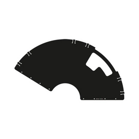 Jasbeschermer Veilige Voetjes 28 Inch Zwart (set van 2)
