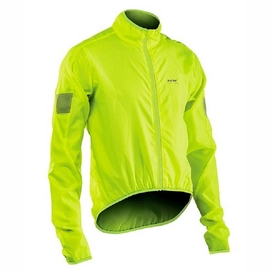 Veste de Cyclisme Northwave Vortex Jacket Hommes Yellow Fluorite-XXS