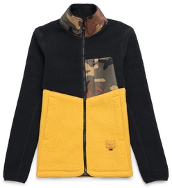 Vest Herschel Supply Co. Women's Guide Fleece Sherpa Full Zip Black/Arrowwood