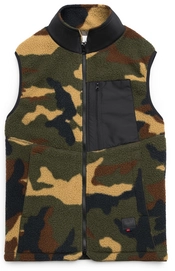 Bodywarmer Herschel Supply Co. Men's Guide Fleece Sherpa Vest Woodland Camo