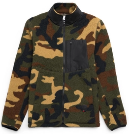 Vest Herschel Supply Co. Men's Guide Fleece Sherpa Full Zip Woodland Camo
