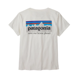 T-Shirt Patagonia Women P6 Mission Organic Birch White '23-XS