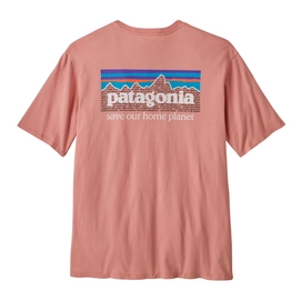 T-Shirt Patagonia Homme P6 Mission Organic Sunfade Pink