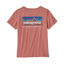 T-shirt Patagonia Femme P6 Mission Organic Sunfade Pink