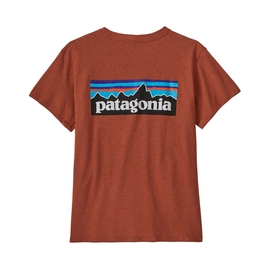 T-Shirt Patagonia Femme P6 Logo Responsibili Tee Quartz Coral