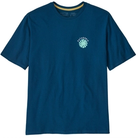 T-Shirt Patagonia Men Tee Cycle Solar Fade Lagom Blue