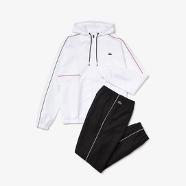 Trainingspak Men Lacoste WH0879 White Black