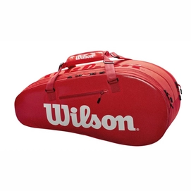 Tennistasche Wilson Super Tour 2 Compartment Small Red