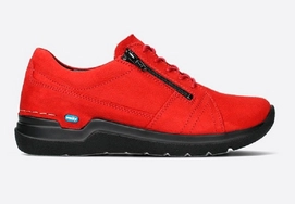 Veterschoen Wolky Women Feltwell Antique Nubuck Dark-Red