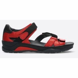 Sandale Wolky Ripple Savana Leather Red Damen-Schuhgröße 40