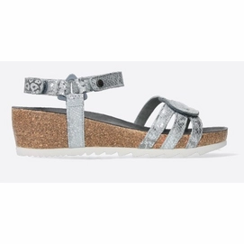 Sandale Wolky Pacific Jane Leather Silver Damen-Schuhgröße 41