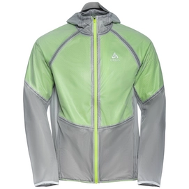 Laufjacke Odlo Jacket Dual Dry Waterproof Insulated Men Odlo Silver Grey Lounge Lizard