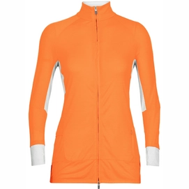Gilet Icebreaker Women ZoneKnit LS Zip Flash Ether