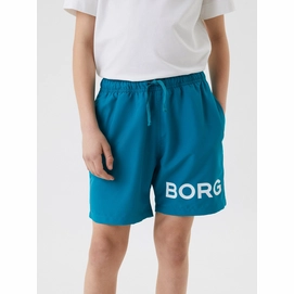 Zwembroek Björn Borg Boys Borg Swim Shorts Crystal Teal-Maat 134 / 140