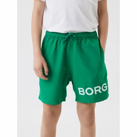 Badehose Björn Borg Borg Swim Shorts Kids Jolly Green-Größe 170