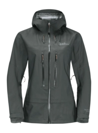 Jacke Jack Wolfskin Kammweg 3L Damen Slate Green