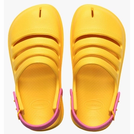 Sandaal Havaianas Kids Clog Yellow Gold Pink Lemonade-Schoenmaat 27 - 28