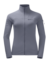 Sweatjacke Jack Wolfskin Prelight Full Zip Damen Dolphin