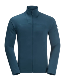 Gilet Jack Wolfskin Homme Prelight Full Zip Dark Sea