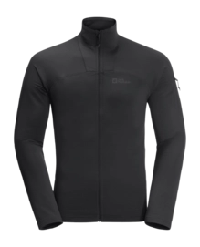 Gilet Jack Wolfskin Homme Prelight Full Zip Black