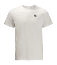 T-Shirt Jack Wolfskin Men Bike Commute T Silver Cloud