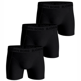 Boxershort Björn Borg Men Cotton Stretch Black (3-pack)