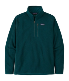 Fleece Jumper Patagonia Mens Better Sweater 1/4 Zip Dark Borealis Green