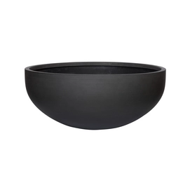 Bloempot Pottery Pots Refined Morgana M Volcano Black 53,5 x 22,5 cm