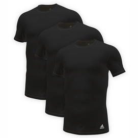 Unterhemden Adidas Crew Neck Shirt Herren Black (3er Pack)-L