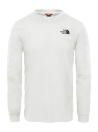 Long Sleeve T-Shirt The North Face Men L/S Simple Dome Tee TNF White