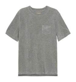 T-Shirt OAS Men Grey Terry Tee-S