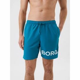 Badehose Björn Borg Borg Swim Shorts Men Crystal Teal-M