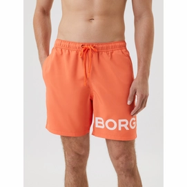 Zwembroek Björn Borg Men Borg Swim Shorts Nasturtium