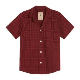 Chemise OAS Homme Terrasse Cuba Terry Bordeaux